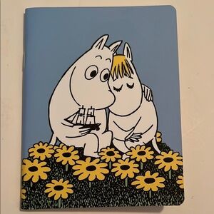 Moomin troll and snork maided love Family Small Notebook 3.5x5” Putinki Finland